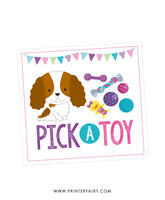 Pick a Blanket + Pick a Toy Signs